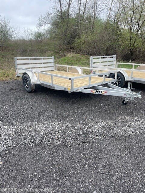 2026 H8212RSA-030 82x12 2990 GVWR Aluminum Rail Side Utility by H&H from Joe's Trailer Mfg in Clarklake, Michigan