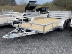 2026 82x14 7000 GVWR Aluminum Rail Side Utility by H&H from Joe's Trailer Mfg in Clarklake, Michigan