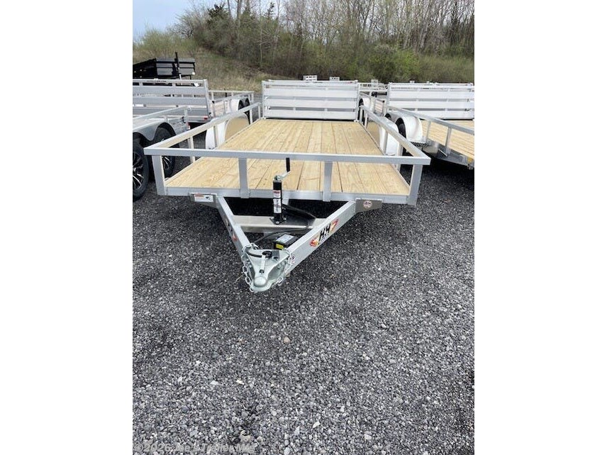 New 2026 H&H 82x14 7000 GVWR Aluminum Rail Side Utility available in Clarklake, Michigan