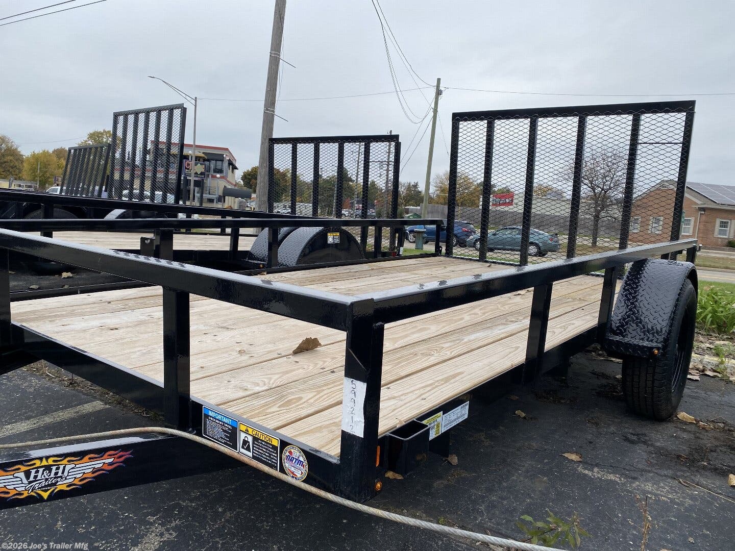 2026 H&H H7612RS-030 - New Utility Trailer for sale by Joe's Trailer Mfg in Clarklake, Michigan