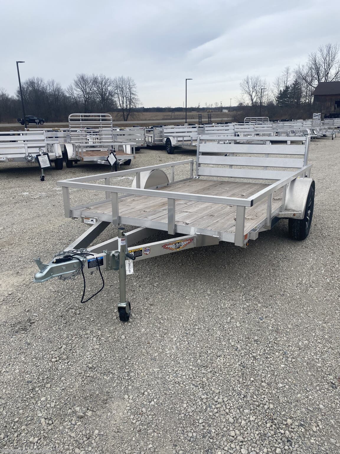 2026 H&H 66x10 2990 GVWR Aluminum Rail Side Utility