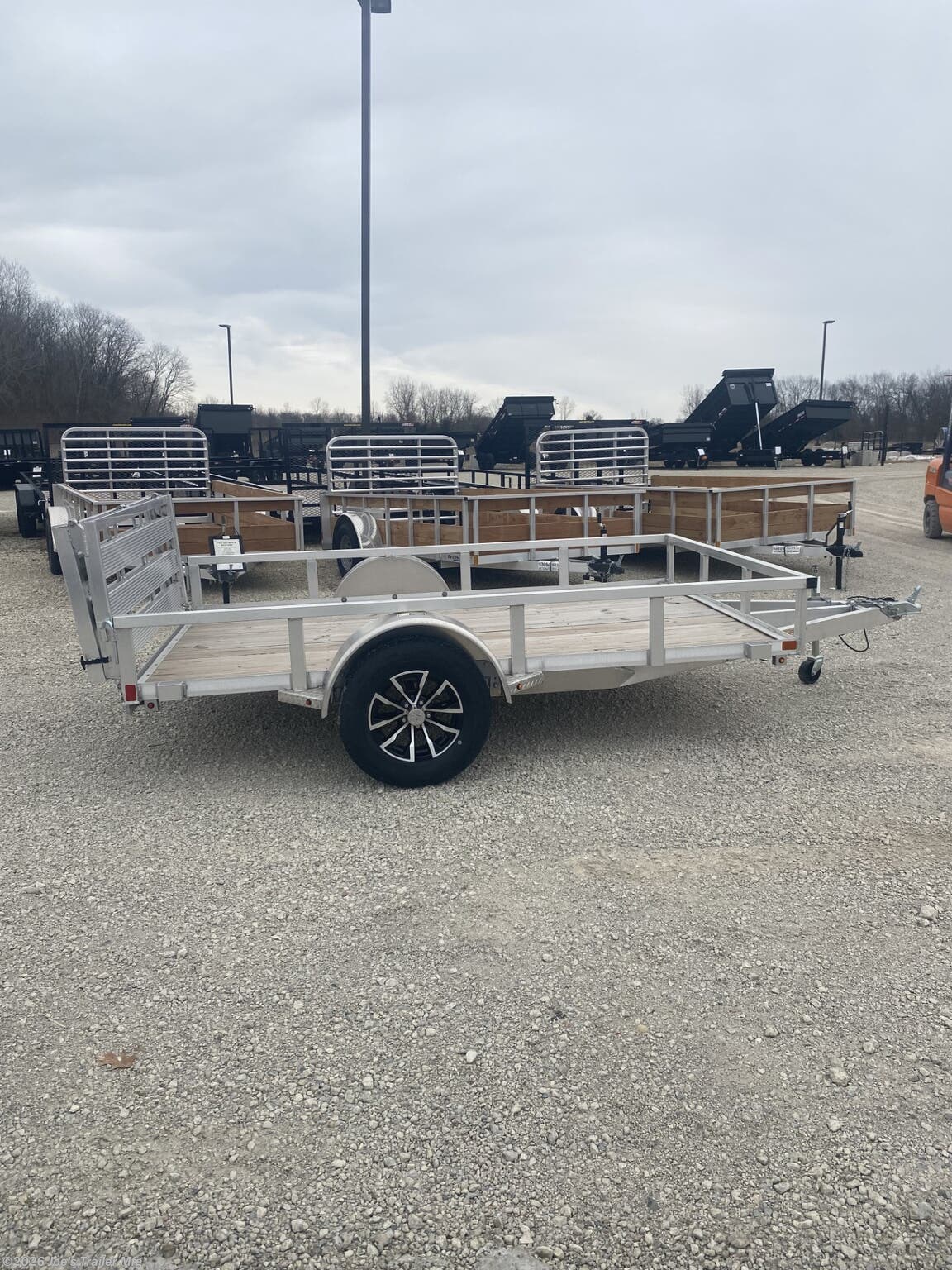 2026 66x10 2990 GVWR Aluminum Rail Side Utility by H&H from Joe's Trailer Mfg in Clarklake, Michigan