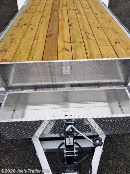 2025 82X24 9900 GVWR Aluminum Car Hauler W/2' Dovetail by H&H from Joe's Trailer Mfg in Clarklake, Michigan