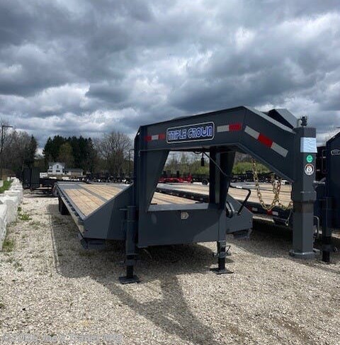 2026 Triple Crown 102x35 25900 GVWR GN 5' Dovetail Deck Level Ramps