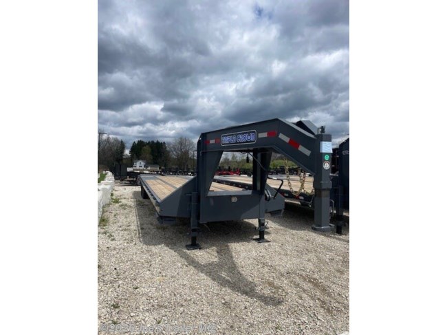 2026 Triple Crown 102x35 25900 GVWR GN 5' Dovetail Deck Level Ramps