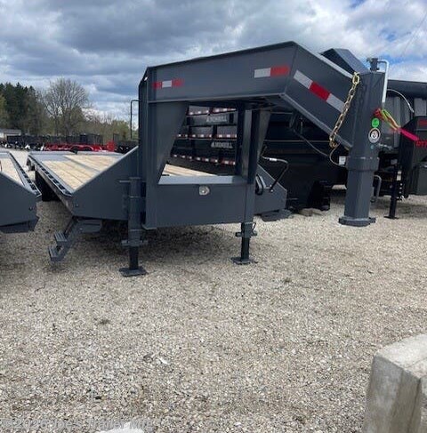 2026 Triple Crown 102x30 25900 GVWR GN 5' Dovetail Deck Level Ramps