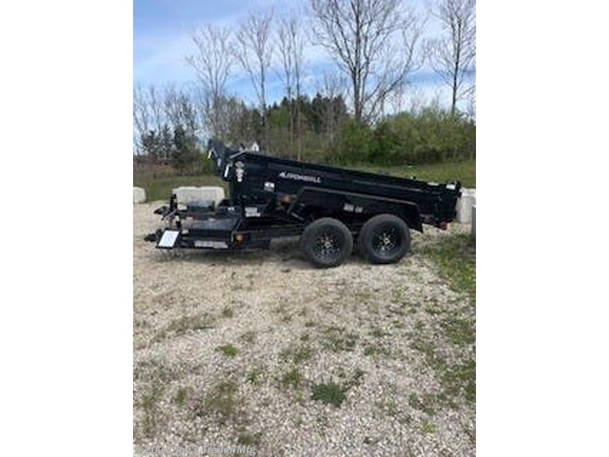 New 2026 IronBull DTB6010 60X10 9990 GVWR 18" SIDES SCISSOR HOIST DUMP available in Clarklake, Michigan