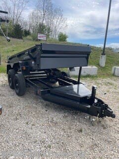 New 2026 IronBull DTB6010 60X10 9990 GVWR 18" SIDES SCISSOR HOIST DUMP available in Clarklake, Michigan