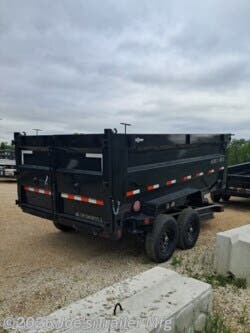2026 DTB8314 83X14 14900 GVWR W/Telescopic Cylinder &amp; 4' Sides by IronBull from Joe's Trailer Mfg in Clarklake, Michigan