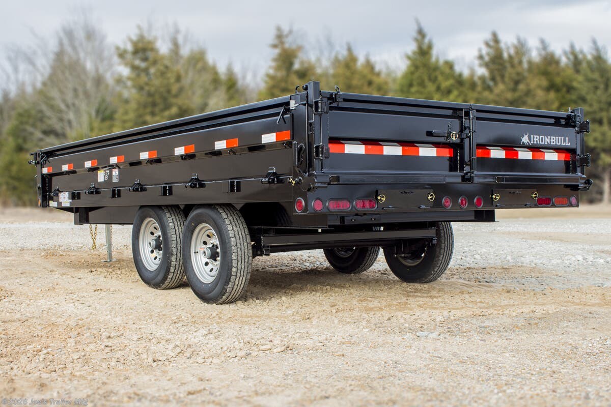 New 2026 IronBull DDP9614 96x14 14999 GVWR 18" Fold Down Sides available in Clarklake, Michigan