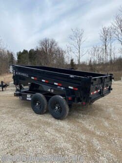 2026 DTB8314 83x14 14999 GVWR Scissor Hoist  W/4' Sides by IronBull from Joe's Trailer Mfg in Clarklake, Michigan
