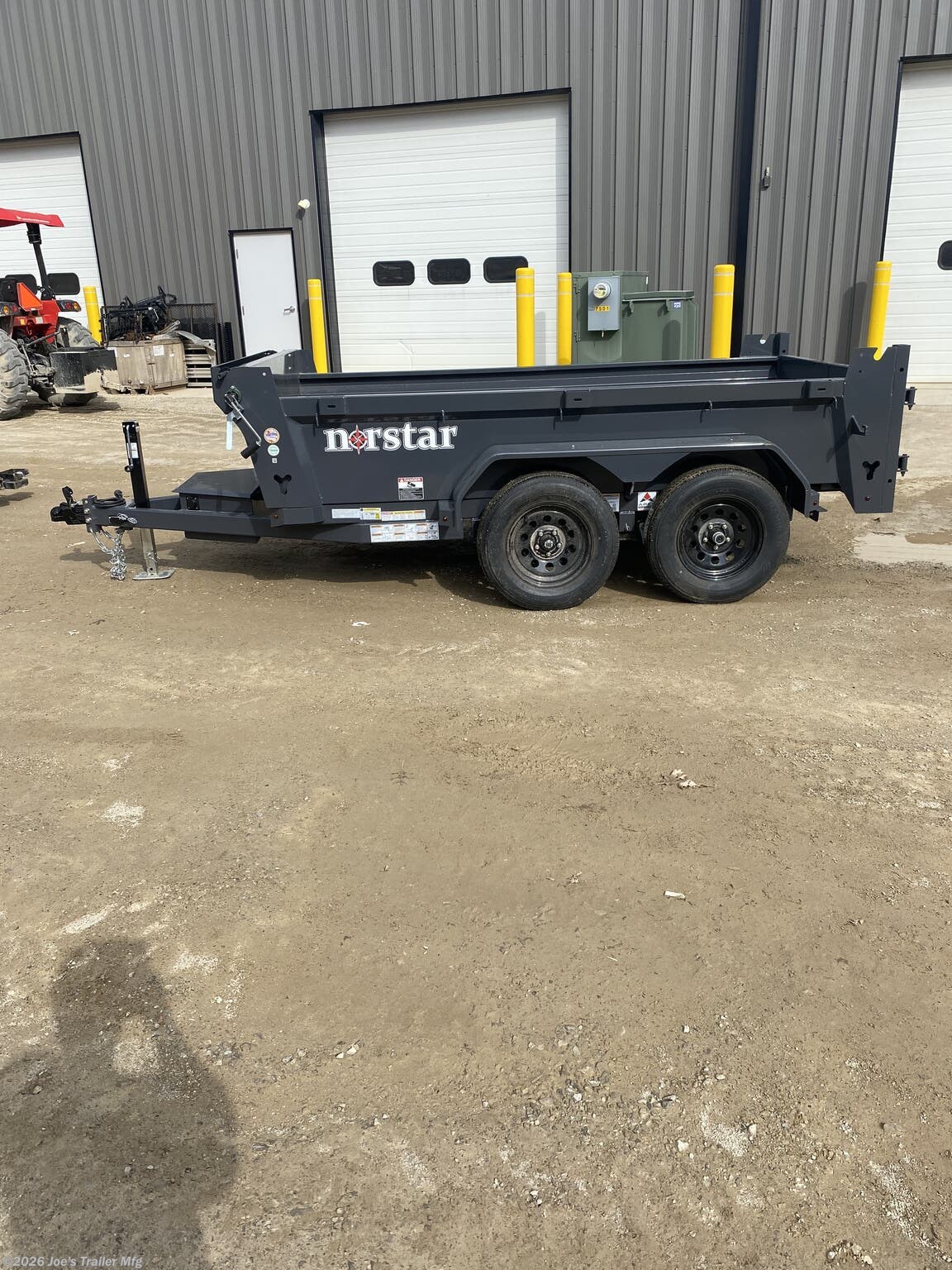 2026 Norstar 60x10 7000 GVWR 20" Sides W/Slide in Ramps - New Dump Trailer for sale by Joe's Trailer Mfg in Clarklake, Michigan