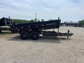 New 2026 IronBull DTB8314 83x14 16000 GVWR 2' Sides W/Telescopic Cylinder available in Clarklake, Michigan
