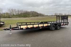 2025 H&H H8224HTRS-100 82X24 9900 GVWR HD Steel Railside