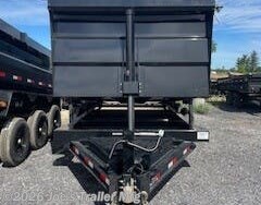 2027 IronBull DTB8316 83x16 21000GVWR 3-7000LB Axles 4' Sides Telescopic - New Dump Trailer for sale by Joe's Trailer Mfg in Clarklake, Michigan