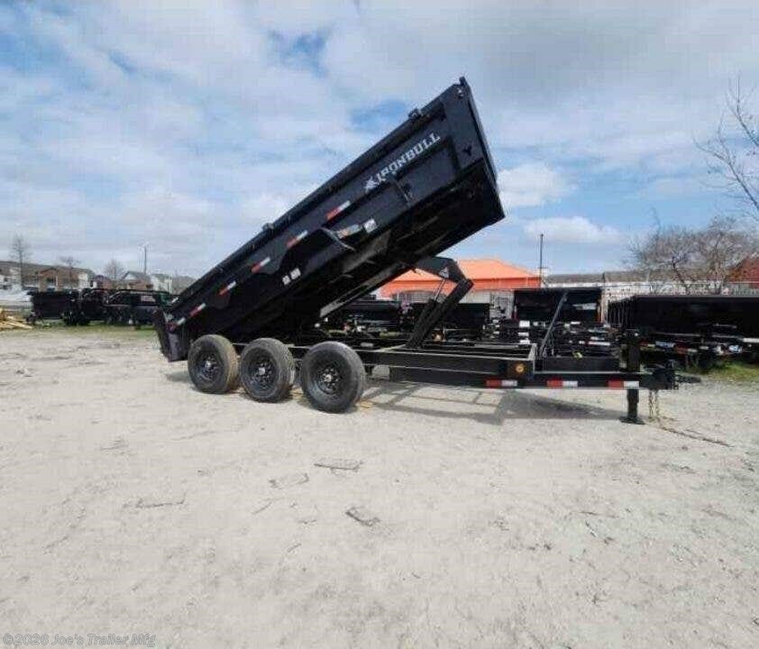 2027 IronBull DTB8316 83x16 21000GVWR 3-7000LB Axles 4' Sides Telescopic