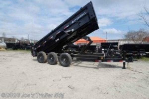 2027 IronBull DTB8316 83x16 21000GVWR 3-7000LB Axles 4' Sides Telescopic