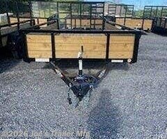 2026 H&H 7x14 7000 GVWR Tube Top Wood Side