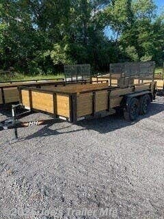 2026 H&H 7x14 7000 GVWR Tube Top Wood Side - New Utility Trailer for sale by Joe's Trailer Mfg in Clarklake, Michigan