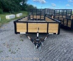 2026 H&H 7x16 7000 GVWR Tube Top Wood Side