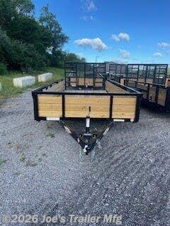 2026 H&H 7x16 7000 GVWR Tube Top Wood Side