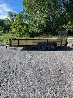 New 2026 H&H 7x16 7000 GVWR Tube Top Wood Side available in Clarklake, Michigan