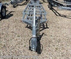 2026 Genesis Trailers Tandem PC24 24' 4900 GVWR Galvanized Crank Up Tandem Axle