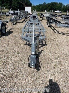 New 2026 Genesis Trailers Tandem PC24 24' 4900 GVWR Galvanized Crank Up Tandem Axle available in Clarklake, Michigan