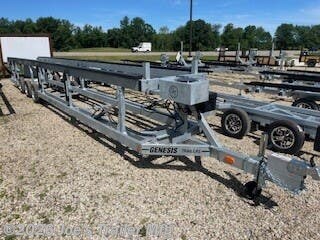 2026 Triple TH28 28' 9120 GVWR Hydraulic Tritoon Triple Axle by Genesis Trailers from Joe's Trailer Mfg in Clarklake, Michigan