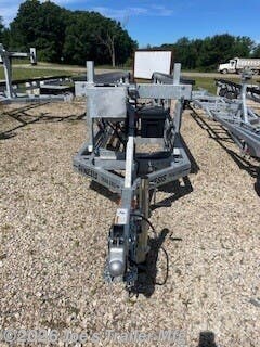 New 2026 Genesis Trailers Triple TH28 28' 9120 GVWR Hydraulic Tritoon Triple Axle available in Clarklake, Michigan