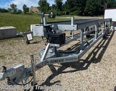 2026 Genesis Trailers Triple TH28 28' 9120 GVWR Hydraulic Tritoon Triple Axle - New Boat Trailer for sale by Joe's Trailer Mfg in Clarklake, Michigan