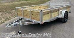 2026 H&H H7612WSA-030 76X12 2990 GVWR ALUMINUM WOOD SIDE