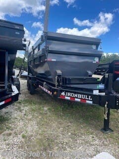 2027 IronBull 83x16 16000 GVWR Scissor Hoist Hydraulic Jack - New Dump Trailer for sale by Joe's Trailer Mfg in Clarklake, Michigan