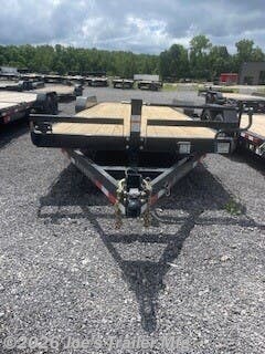 2027 IronBull 83x22 14000 GVWR 2' Dovetail W/Slide in Ramps