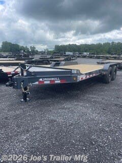 2026 IronBull EWB8318 83x18 14000 GVWR 3' Dove Tail W/Rampage Ramps - New Equipment Trailer for sale by Joe's Trailer Mfg in Clarklake, Michigan