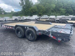2026 EWB8318 83x18 14000 GVWR 3' Dove Tail W/Rampage Ramps by IronBull from Joe's Trailer Mfg in Clarklake, Michigan
