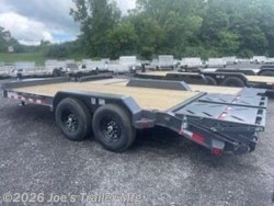 2026 EWB8318 83x18 14000 GVWR 3' Dove Tail W/Rampage Ramps by IronBull from Joe's Trailer Mfg in Clarklake, Michigan