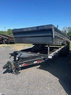 2026 83x16 14999 GVWR 2' Sides W/Scissor Hoist by IronBull from Joe's Trailer Mfg in Clarklake, Michigan