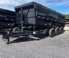 2027 IronBull DTB8316 83x16 21000GVWR 21000 GVWR 3 Axles 4' Sides