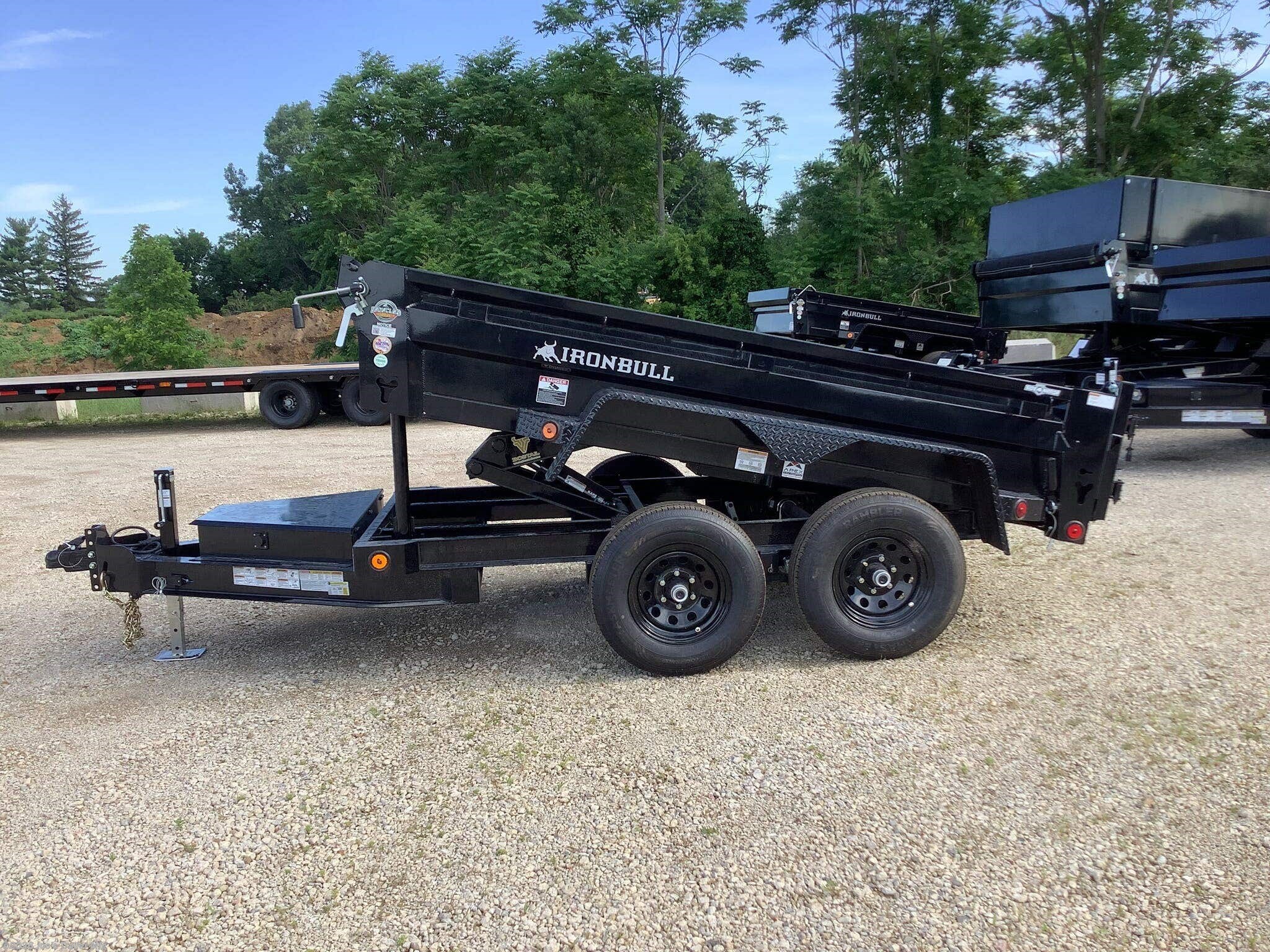 2027 IronBull 60x10 9990 GVWR 18" Sides Scissor Hoist - New Dump Trailer for sale by Joe's Trailer Mfg in Clarklake, Michigan