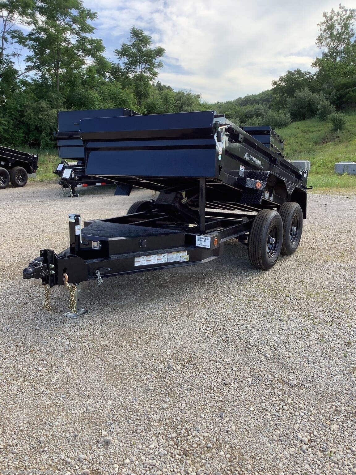 2027 60x10 9990 GVWR 18" Sides Scissor Hoist by IronBull from Joe's Trailer Mfg in Clarklake, Michigan