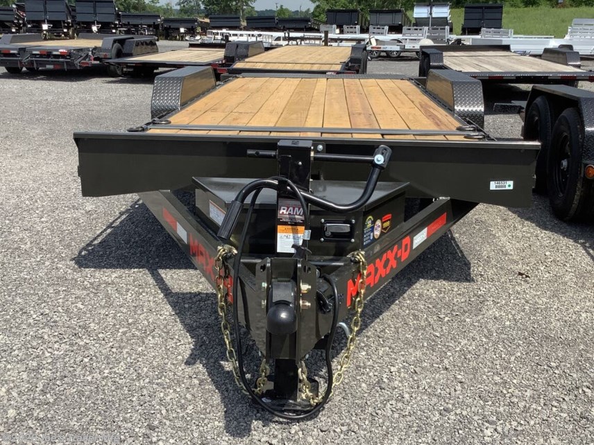 New 2027 MAXX-D 83x20 14000 GVWR 4' Stationary/Knife Edge Rear available in Clarklake, Michigan