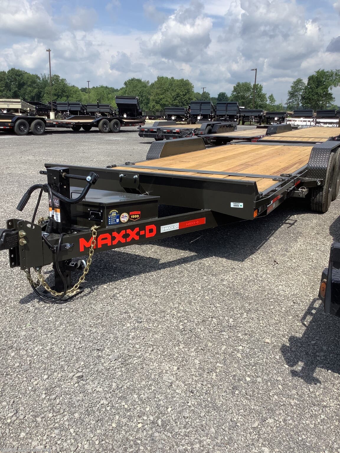 2027 MAXX-D 83x20 14000 GVWR 4' Stationary/Knife Edge Rear - New Tilt Deck Trailer for sale by Joe's Trailer Mfg in Clarklake, Michigan