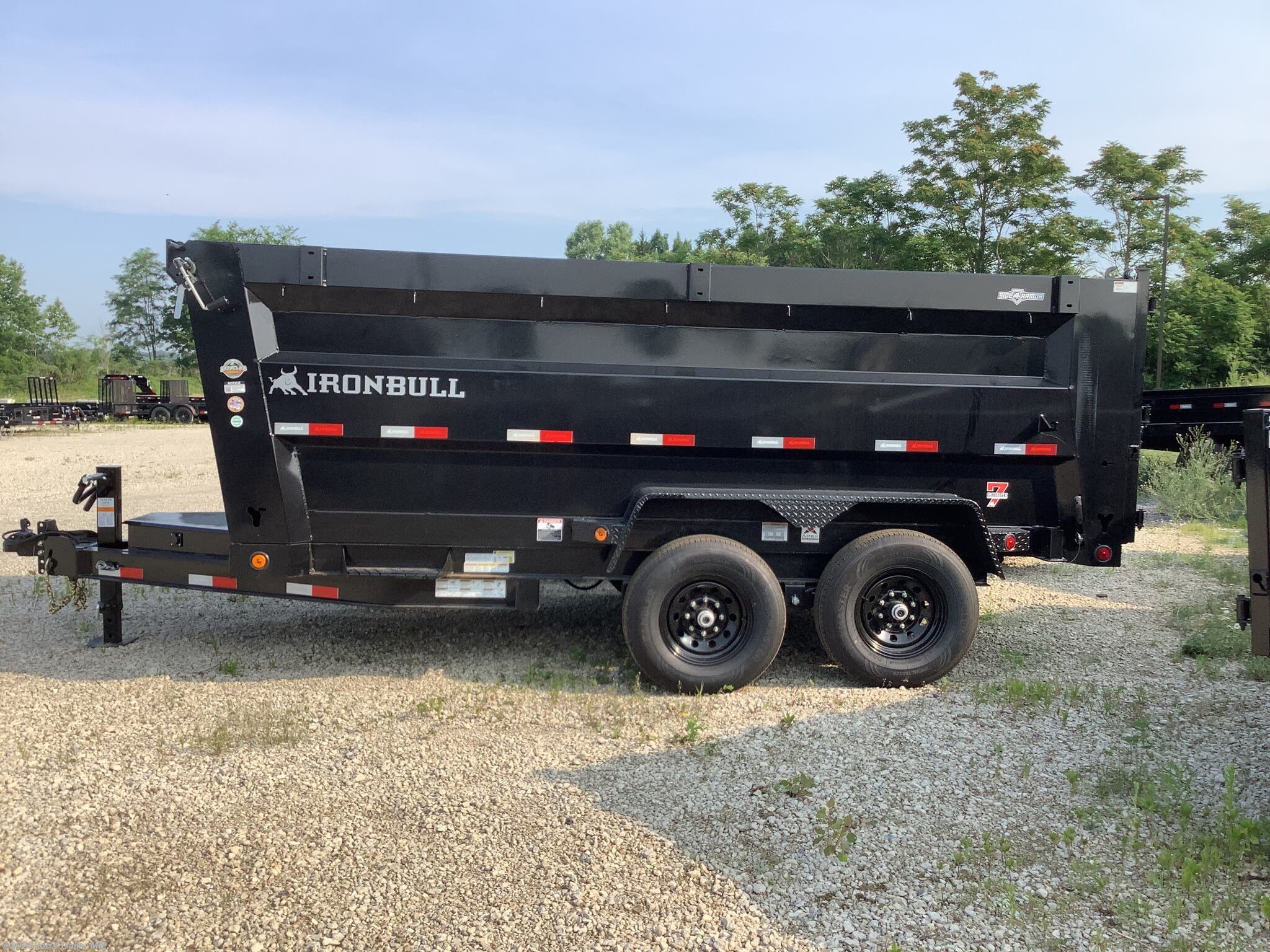 New 2027 IronBull 83x14 14999 GVWR 4' Sides W/Scissor Hoist available in Clarklake, Michigan