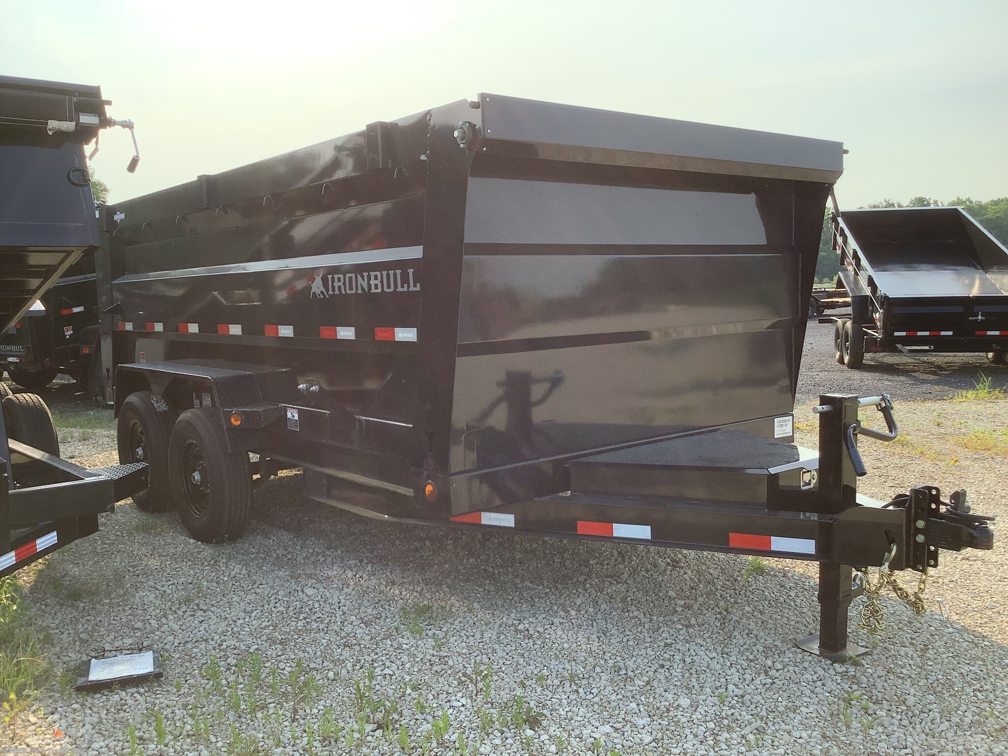2027 IronBull 83x14 14999 GVWR 4' Sides W/Scissor Hoist - New Dump Trailer for sale by Joe's Trailer Mfg in Clarklake, Michigan
