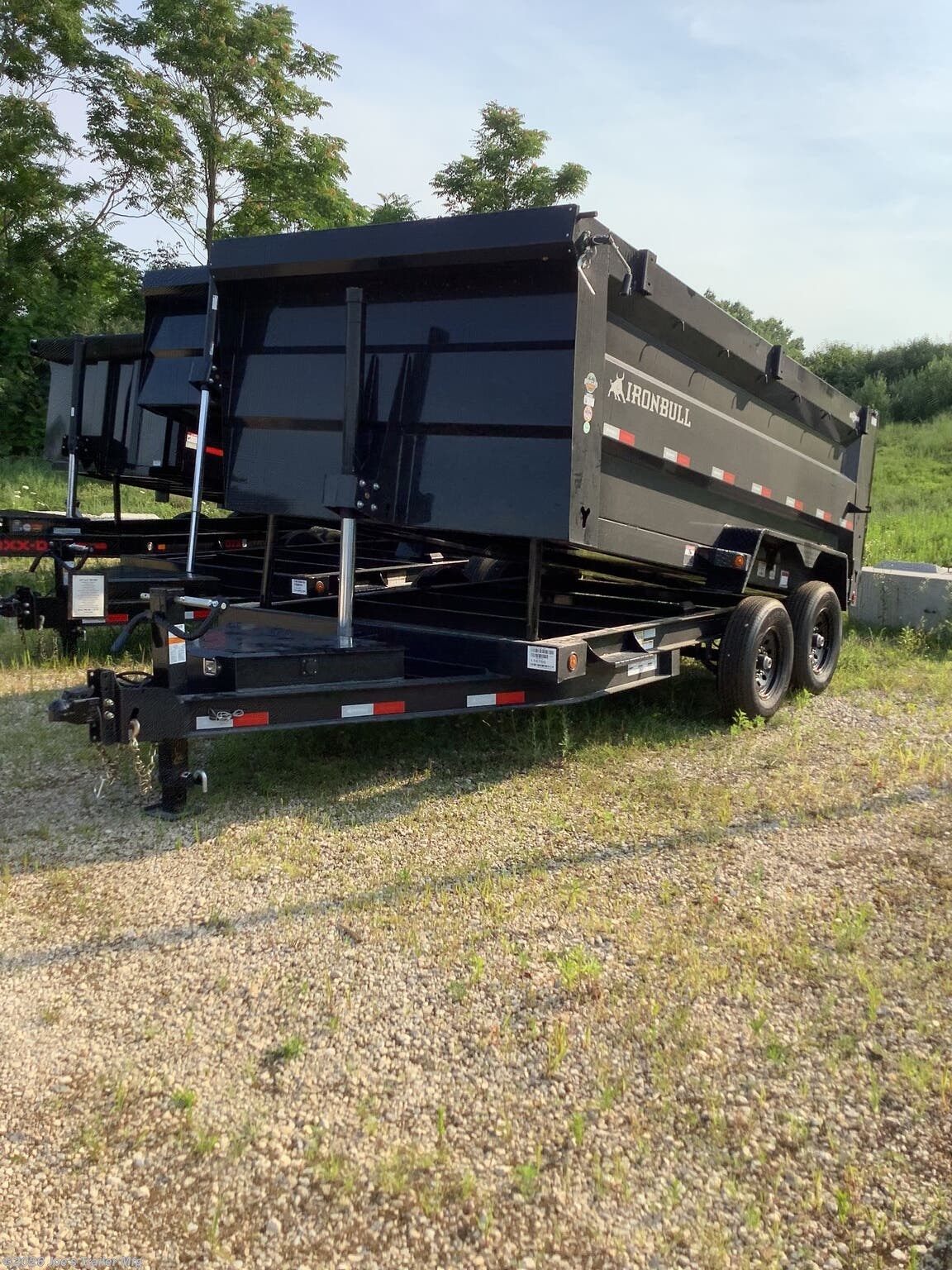 2027 IronBull DTB8314 83X14 14900 GVWR W/Telescopic Cylinder &amp; 4' Sides - New Dump Trailer for sale by Joe's Trailer Mfg in Clarklake, Michigan