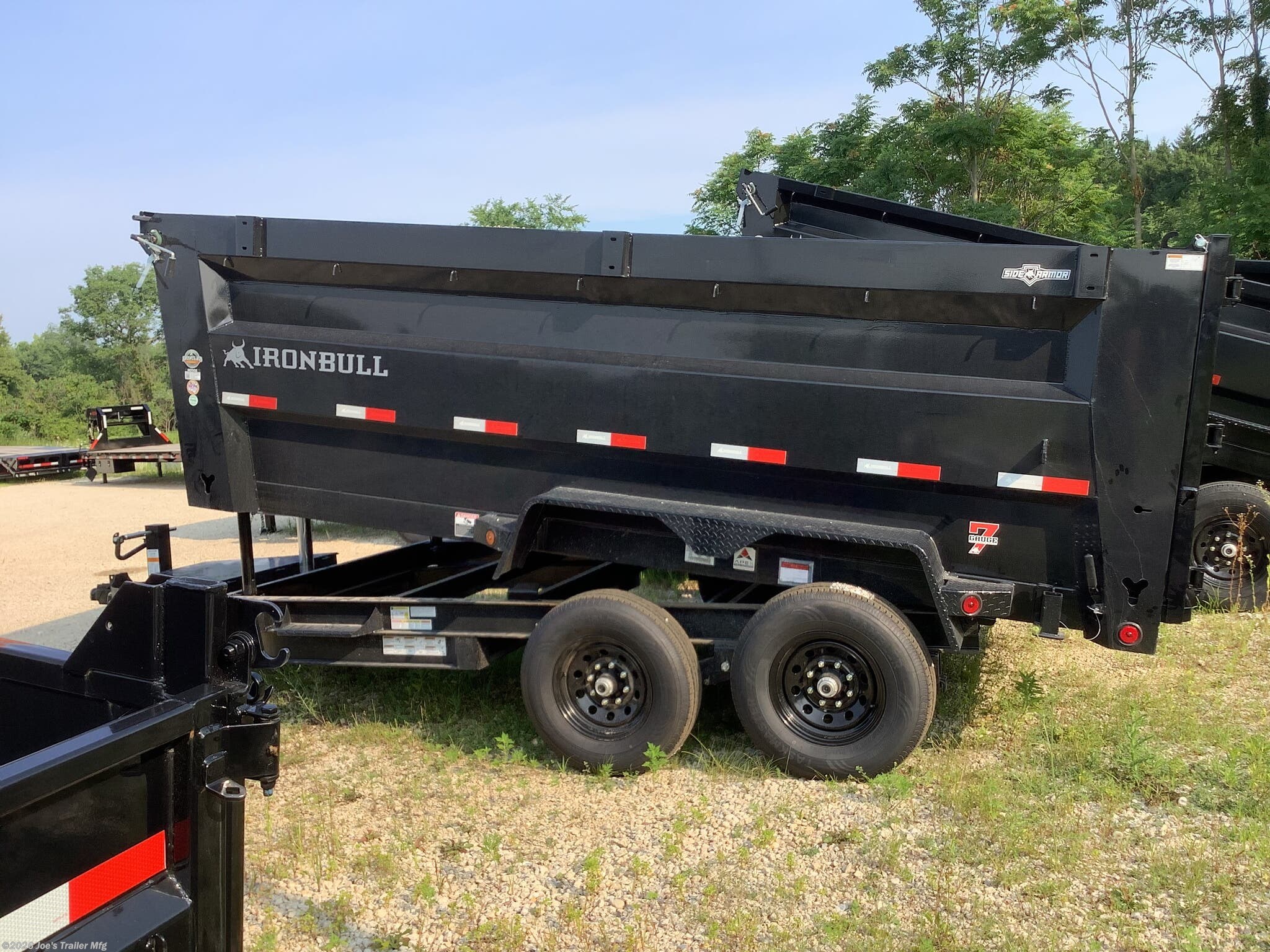 2027 DTB8314 83X14 14900 GVWR W/Telescopic Cylinder &amp; 4' Sides by IronBull from Joe's Trailer Mfg in Clarklake, Michigan