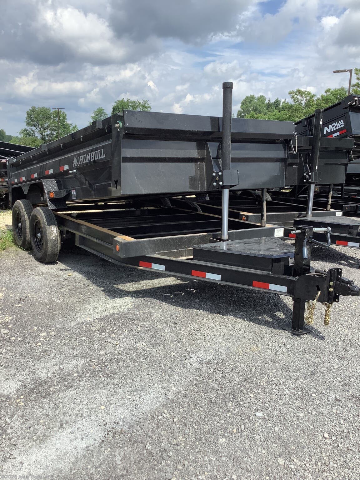 2027 IronBull DTB8314 83X14 14999 GVWR 2' SIDES TELESCOPIC DUMP - New Dump Trailer for sale by Joe's Trailer Mfg in Clarklake, Michigan