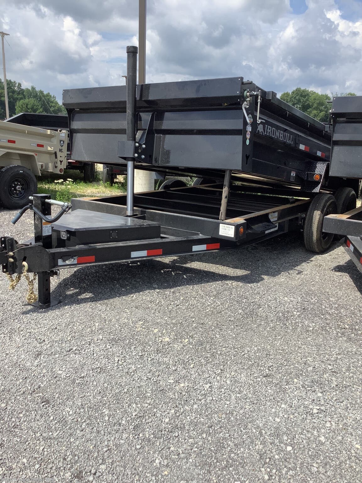 2027 DTB8314 83X14 14999 GVWR 2' SIDES TELESCOPIC DUMP by IronBull from Joe's Trailer Mfg in Clarklake, Michigan