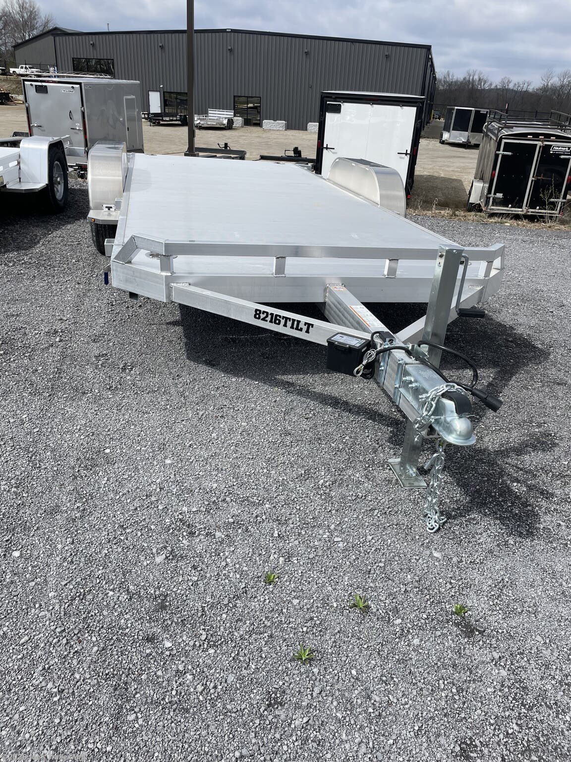 2027 82x16 7000 GVWR Tilt Deck W/Removeable Fenders by Aluma from Joe's Trailer Mfg in Clarklake, Michigan